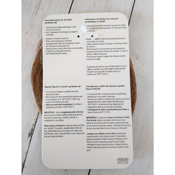 Hairdo by HairUWear Clip-in Bangs R14/25 Honey Ginger NEW Adult Hair Accessory - Picture 6 of 7